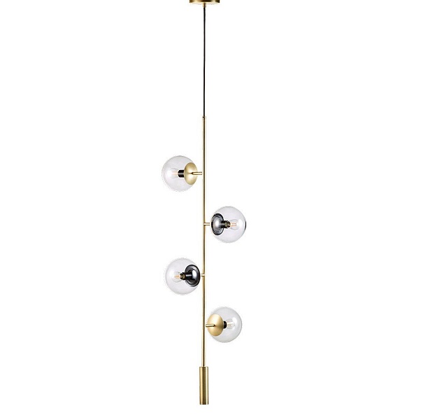 Люстра Orb Lounge pendant Bolia | золото + тонированное стекло