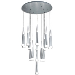 Люстра Vibia Slim Jordi Vilardell Silver Cascade 16