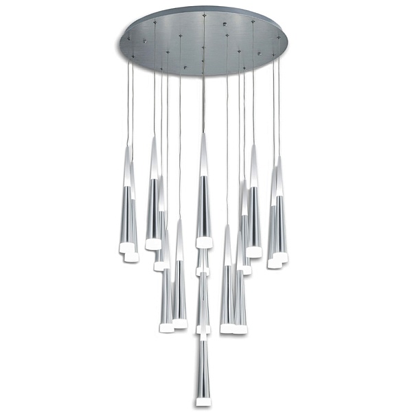 Люстра Vibia Slim Jordi Vilardell Silver Cascade 16