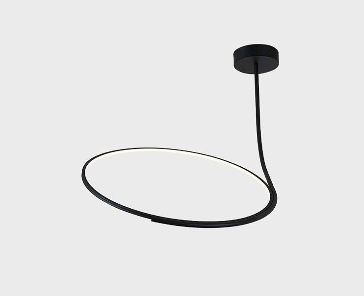 Светильник подвесной IT013-6025 black 3000K Italline