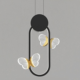 Светильник Butterfly Black Oval 40.4506-0