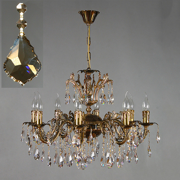 Подвесная люстра Ambiente 2118/8 PB Honey Leaf