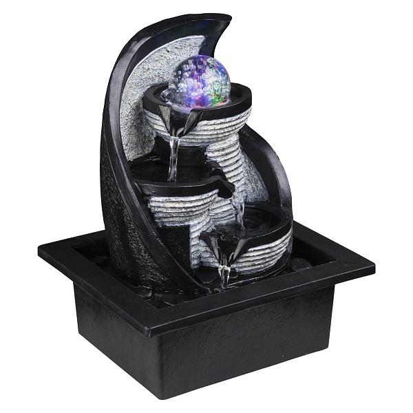 Фонтан декоративный Globo 93022, черный, LED, 1x0,13W