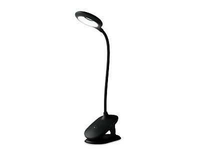 Светодиодная настольная лампа с прищепкой, гибкой ножкой и аккумуляторной батареей Ambrella Light DE703