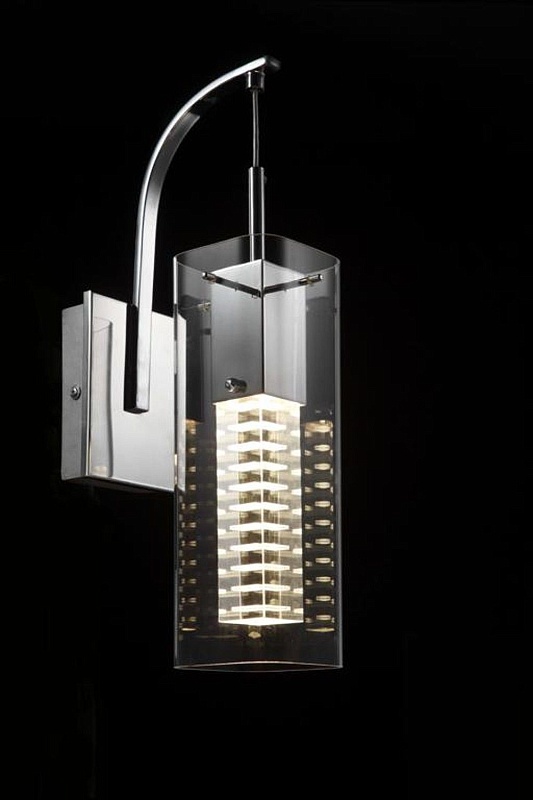 SL830.001.01 — Бра ST Luce, 1 плафон, прозрачный, хром