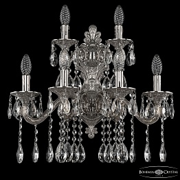 Бра Bohemia Ivele Crystal 7102B16/4+2/210 A Ni