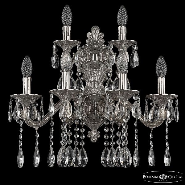 Бра Bohemia Ivele Crystal 7102B16/4+2/210 A Ni