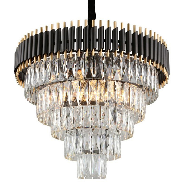 Empire Black Chandelier Crystal D 66