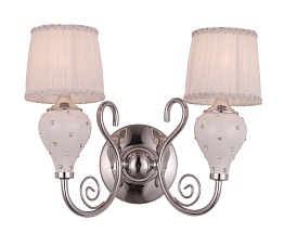 SL850.501.02 — Бра ST Luce, 2 плафона, белый, хром