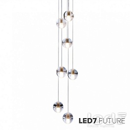 Светильник подвесной LED7 Future Lighting Bocci The 14 Series: 7 шаров