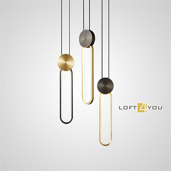 Светильник дизайнерский Loft4you Tell Brass Led L09367