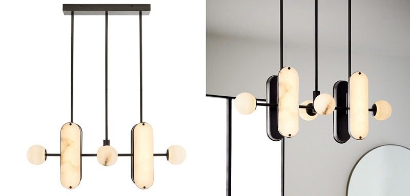 Люстра Arteriors MARADONA PENDANT 40.6037