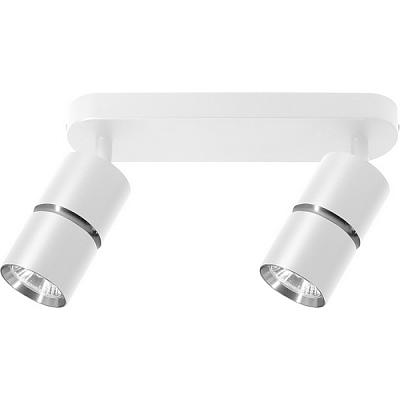 Спот настенно-потолочный Feron ML1862 ZEN 48644 GU10, белый, хром Feron