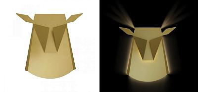 Бра Origami animals Deer Gold Loft-Concept 44.2178-3