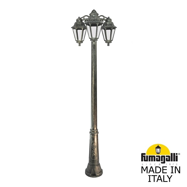 Светильник уличный FUMAGALLI RICU BISSO/ANNA 3L DN E22.157.S30.BXF1RDN