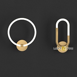 Бра Loop Brass Wall L08999
