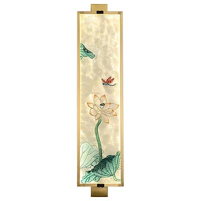 Настенный светильник Lotus Flower and Dragonfly Oriental Scenes Wall Lamp Loft-Concept 44.2366-0