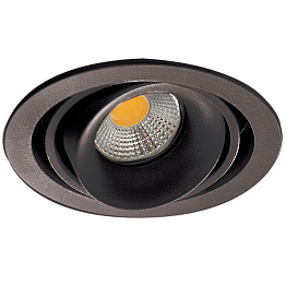 Встраиваемый светильник Donolux DL18615/01WW-R Shiny black/Black
