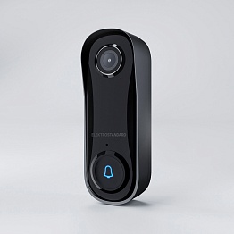 Умный видеозвонок черный с питанием от сети 76106/00 Elektrostandard 4690389212413