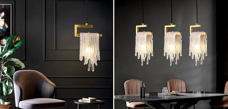 Подвесной светильник Fused Glass Hanging lamp 40.4512