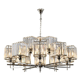 Подвесной светильник iLamp STATEN ISLAND P9514-10+5 NICKEL