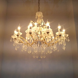 Люстра подвесная Gramercy Home Paiva CH195-18-BRS