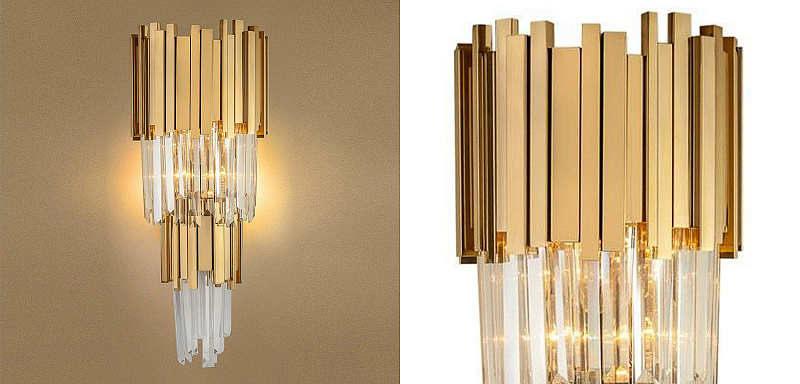 Бра Luxxu Modern Cascade Wall Lamp Gold 58 44.2020-3
