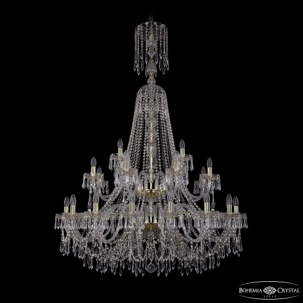 Люстра Bohemia Ivele Crystal 1403/16+8+4/400/XL-163/2d G
