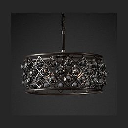 Spencer Hoop Chandelier 15 D40*H20 RH21680