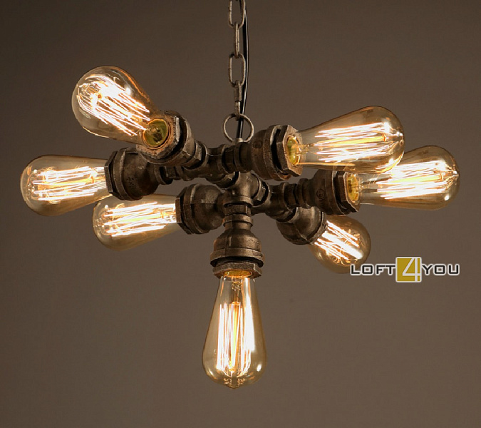 Светильник LOFT Edison Tube Industrial Pendant L00176