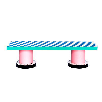 Скамья Superbench Blue Stripes Seletti 16521