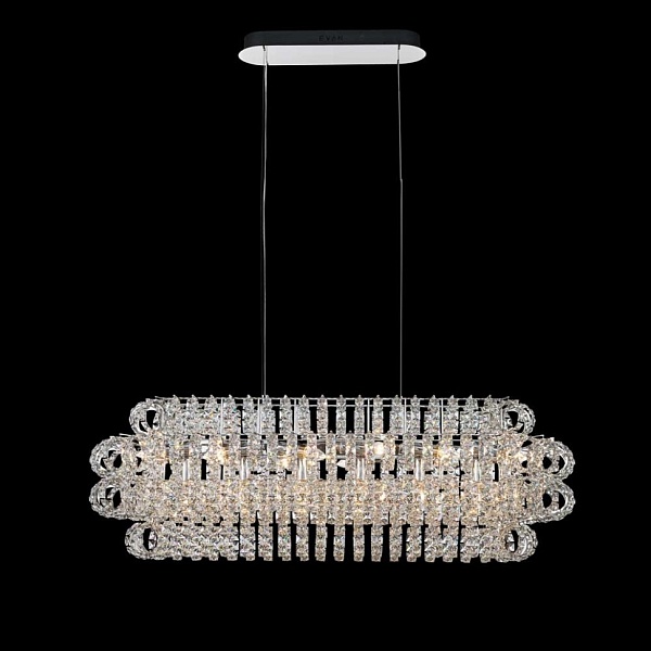 Люстра подвесная Fluorite Brilliance Chrome  FL1107-19P