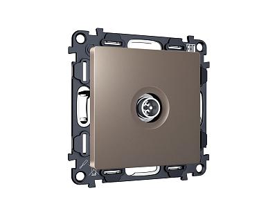 Комплект механизма TV розетки оконечной экранированной 5-1000MHz Ambrella Volt ALFA MA643005