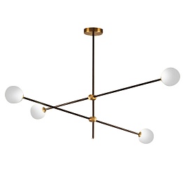 Люстра Delight Collection Bistro Globe 9389P/4 black/gold