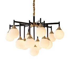 Люстра подвесная LED7 Future Lighting Loft Industry Modern - Finland Black Down Chandelier