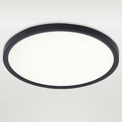 Светодиодный ультратонкий светильник люстра 24W, черный Natali Kovaltseva LED LAMPS 81114/3C