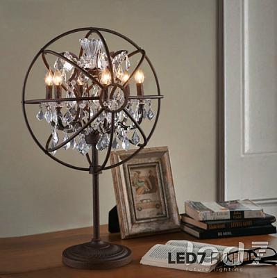Настольная лампа LED7 Future Lighting Loft Industry Gyro Crystal Table