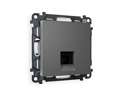 Комплект механизма компьютерной розетки RJ-45 (8P8C) CAT6A Ambrella Volt ALFA MA662005