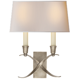Бра Visual Comfort Small Cross Bouillotte CHD1190AN-NP