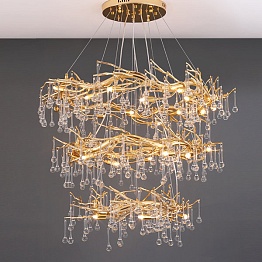 Люстра Bijout Chandelier Gold Trio 100/80/60 Great Light LS60477