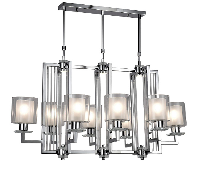 Подвесная люстра Lumina Deco Manhattan LDP 8012-8P CHR