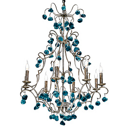 Люстра Crystal Blue Cupertino Chandelier