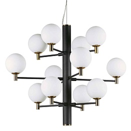 Люстра Italian Globe Abstraction Light White and Black 12