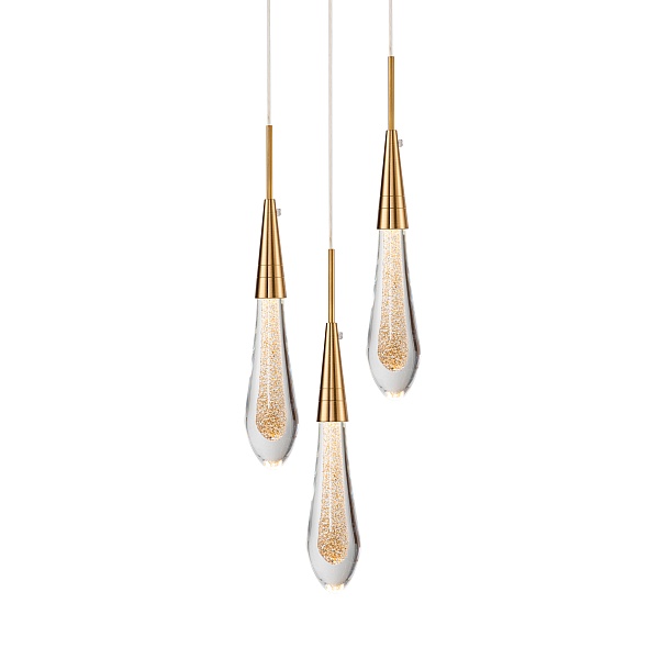 Подвесной светильник Delight Collection DZ1018P-3 brass