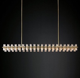 Люстра Restoration Hardware Arcachon Linear Chandelier | длина 140 см