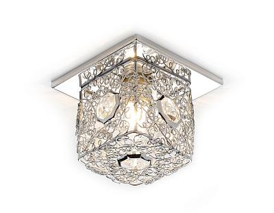 Встраиваемый точечный светильник G9 Ambrella Light D1003 CH CL