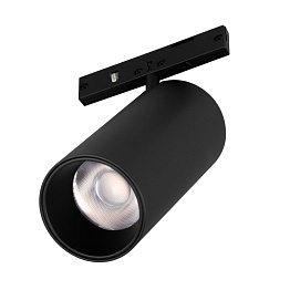 Трековый магнитный светильник Arlight MAG-MICROCOSM-SPOT-R35-5W Warm2700 (BK, 36 deg, 24V) 055468