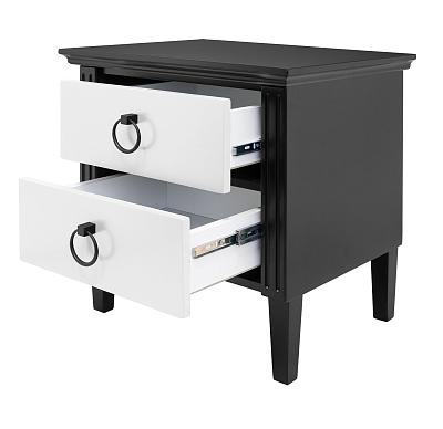 Черно-белая тумба Nort blackwhite модерн MAK interior MGCG-06-BW900305