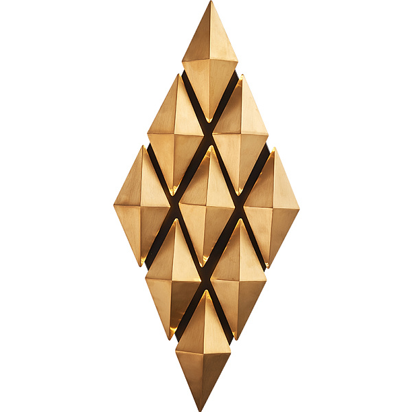 Бра Honeycomb Gold lozenges Wall Lamp Loft Concept 44.452