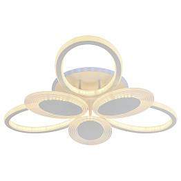 Светодиодная люстра 5889/3+3A WHT 186W+8W RGB Profit Light